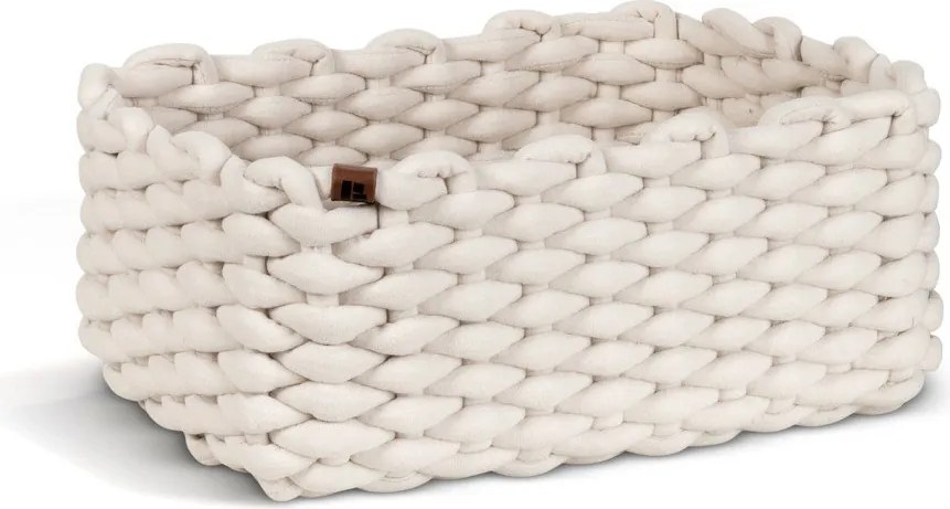 Coș de depozitare din material textil 35x25x14 cm Peach Skin M – Bigso