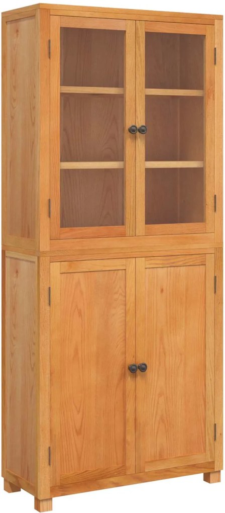 vidaXL Set de Mobilier pentru Depozitare cu raft cu ușă 2 pcs natural