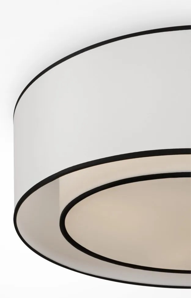 Plafoniera design modern Bergamo alb, negru