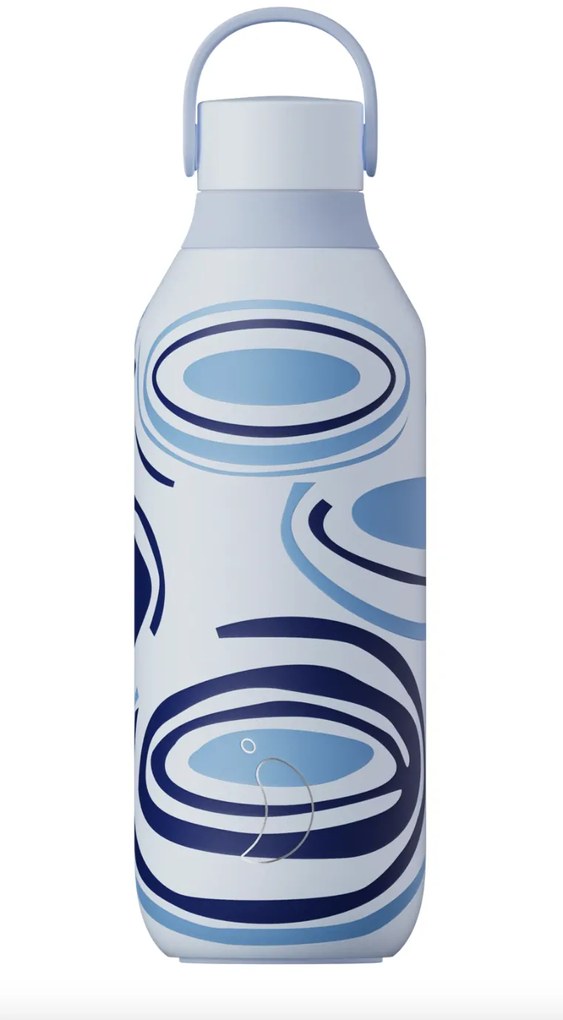 Sticlă termos Chilly's Bottles - Klein Blue Hockney 500ml, ediția House Of Sunny/Series 2