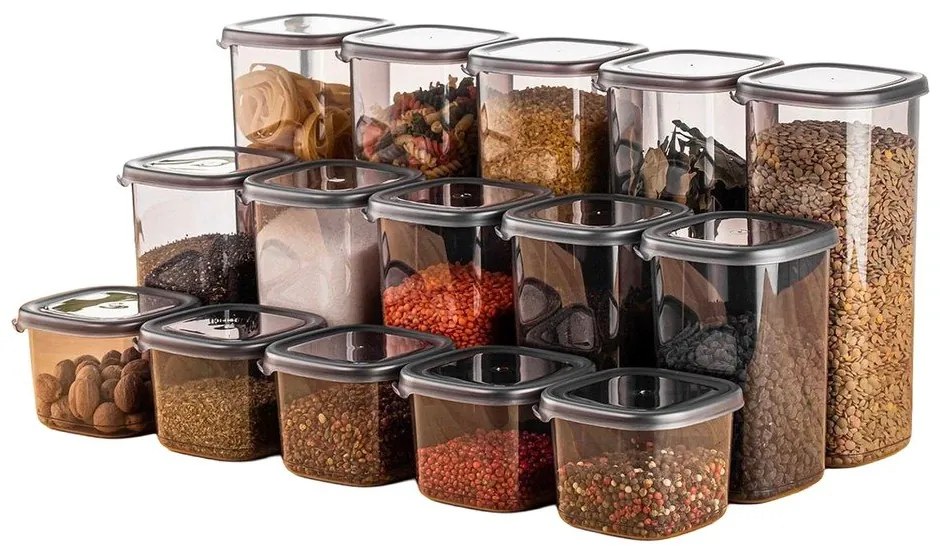 Recipiente 15 buc. pentru alimente Fresco – Hermia