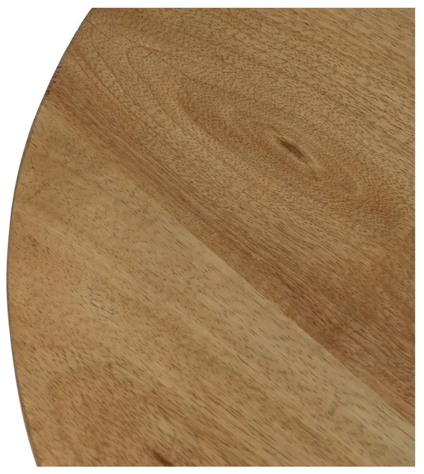 Măsuță auxiliară rotundă din lemn de mango ø 40 cm Mao – Ixia