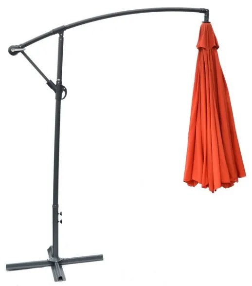 Umbrelă de soare teracotă 300cm EXCLUSIV