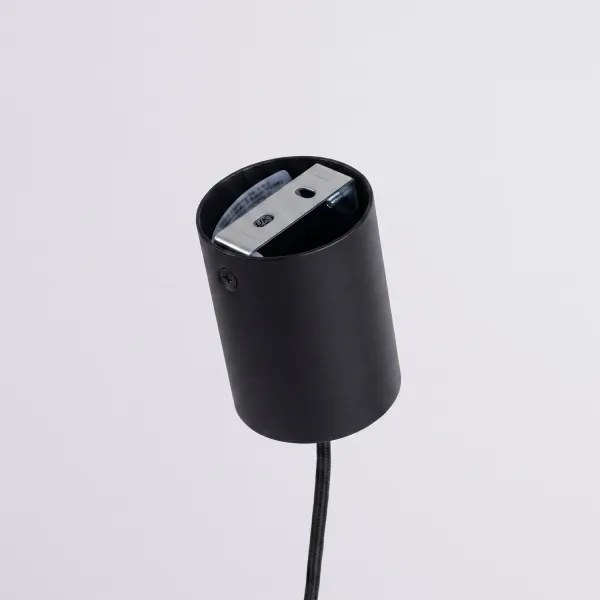 Sollux SL.2677 - Lustră suspendată pe cablu AURA 1xGX53/10W/230V neagră