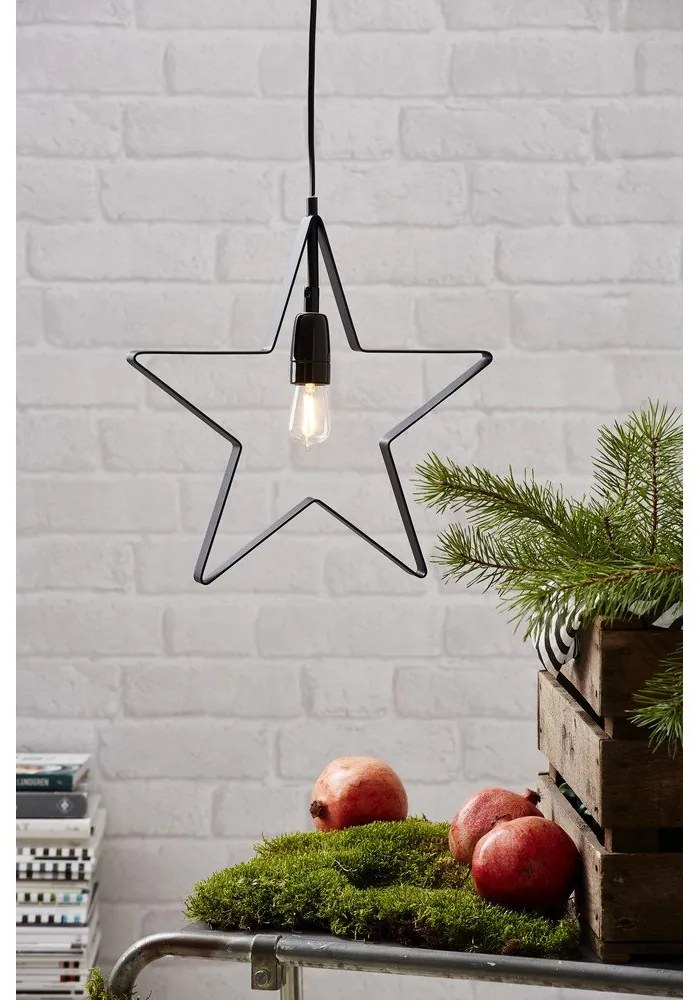 Decorațiune luminoasă neagră de Crăciun Orbit – Star Trading