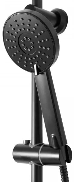 REA-P7005 - Set de duș LUIS, negru mat