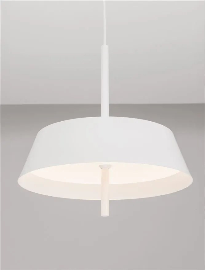 Lustra LED suspendata VELIO alb 35cm