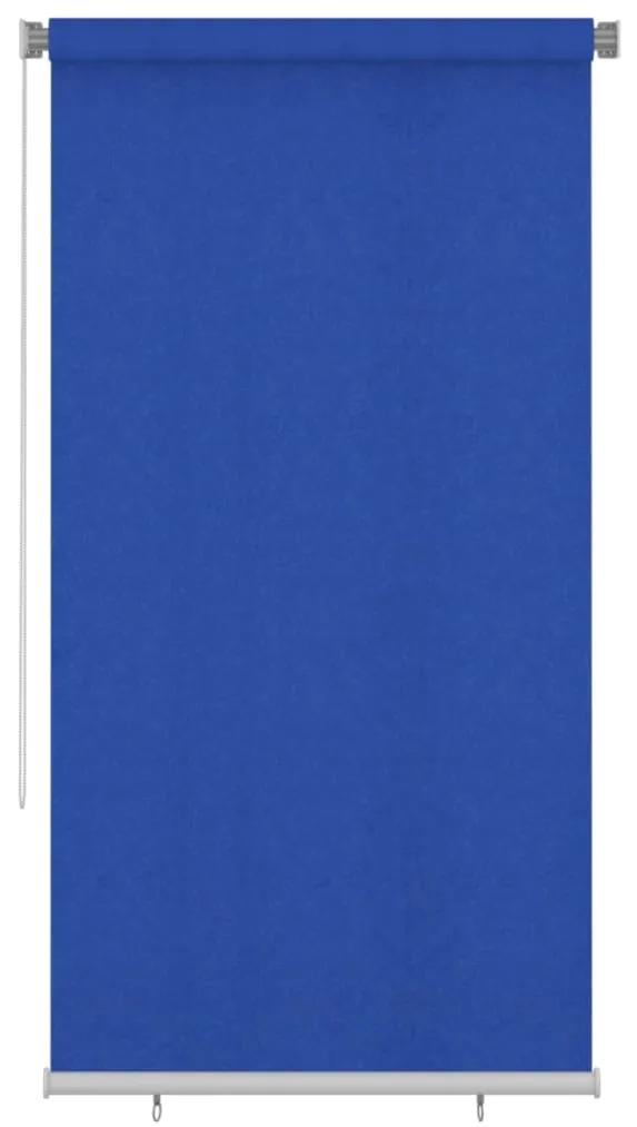 Jaluzea tip rulou de exterior, albastru, 120x230 cm, HDPE Albastru, 120 x 230 cm