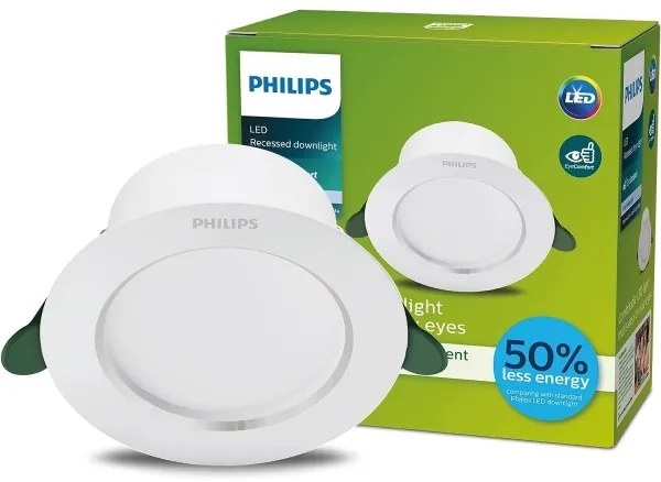 Corp de iluminat LED încastrat DIAMOND LED/4,8W/230V 3000K Philips