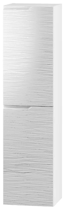 Expedo Dulap pentru baie NICE W35 SL, 35x136,9x31,9, alb / model, dreapta