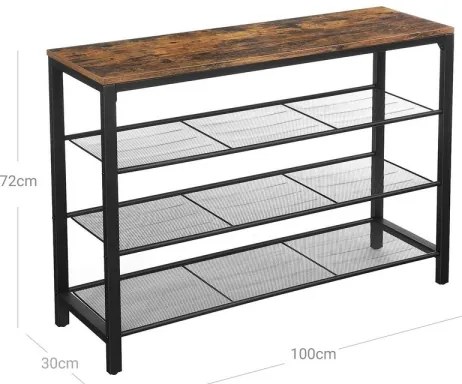 Pantofar DAVOR maro/negru