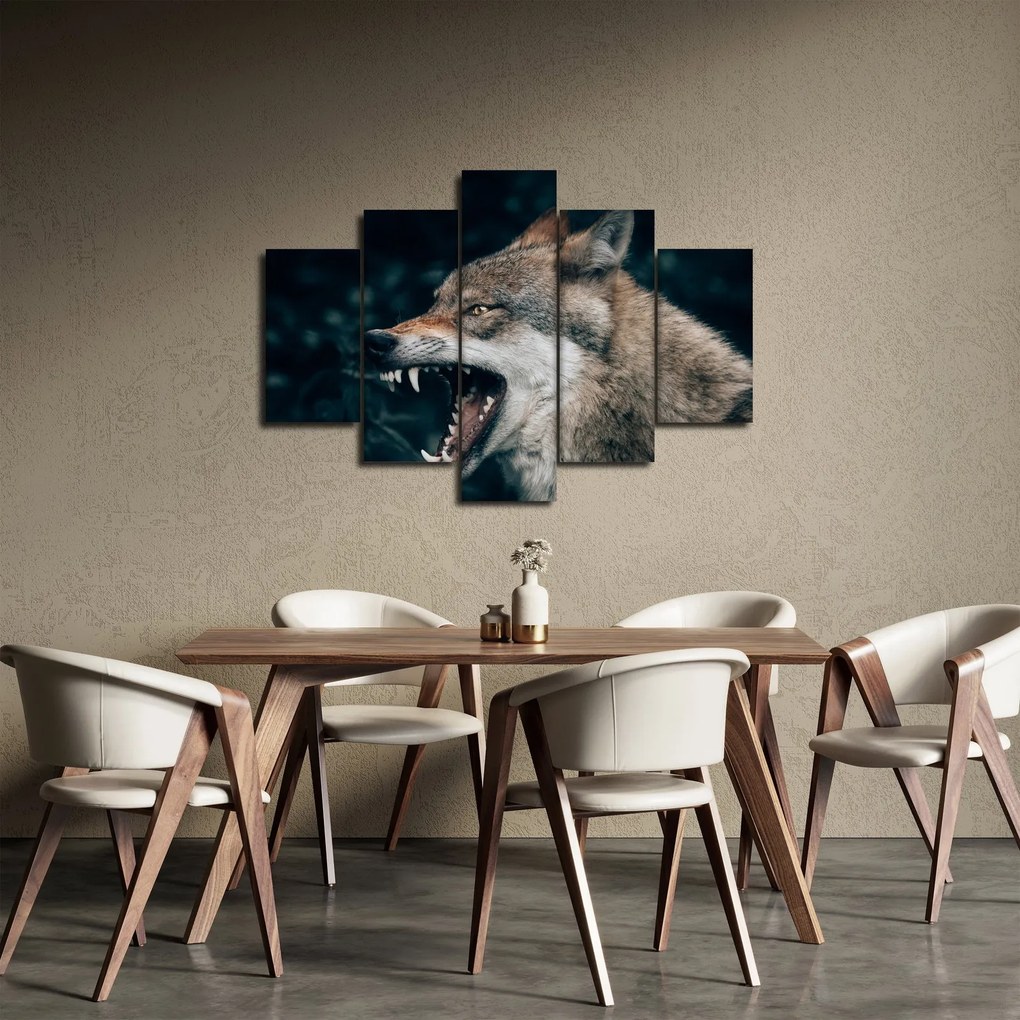 Tablou cu lup (150x105 cm)