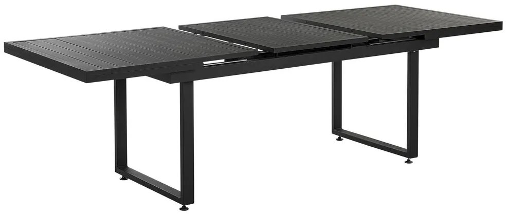 Set mobilier de grădină Valerian/Tavia (Negru + gri + maro) . 1076306