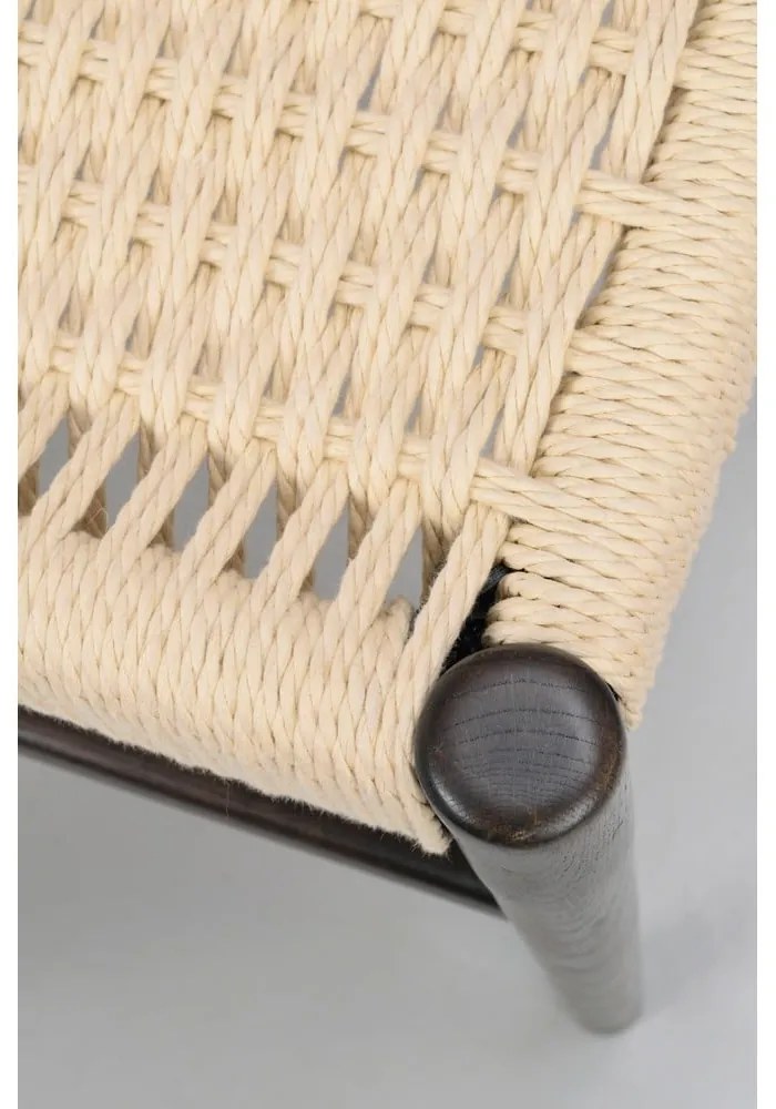 Scaune de dining natural /maro închis 2 buc. Harlan – Rowico