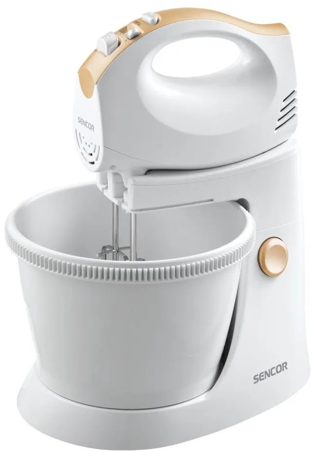 Sencor mixer manual cu bol rotativ 500W/230V alb