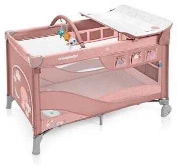 Baby Design - Patut pliabil cu 2 nivele Dream 08 , Pink 2019