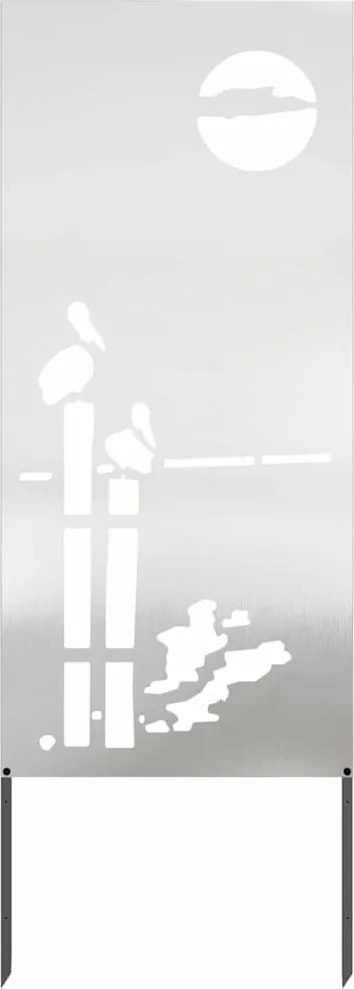 vidaXL Ecran de intimitate pentru grădină Argintiu 50 x 140 cm