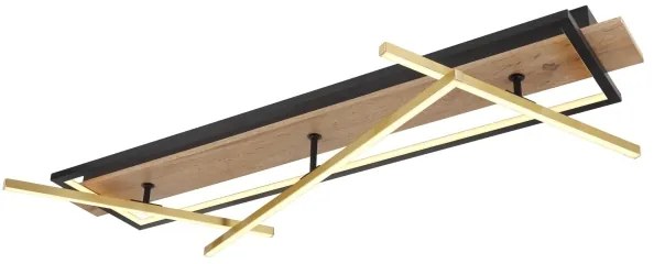 Globo 67296D2 - Plafonieră BEATRIX LED/48W/230V, maro