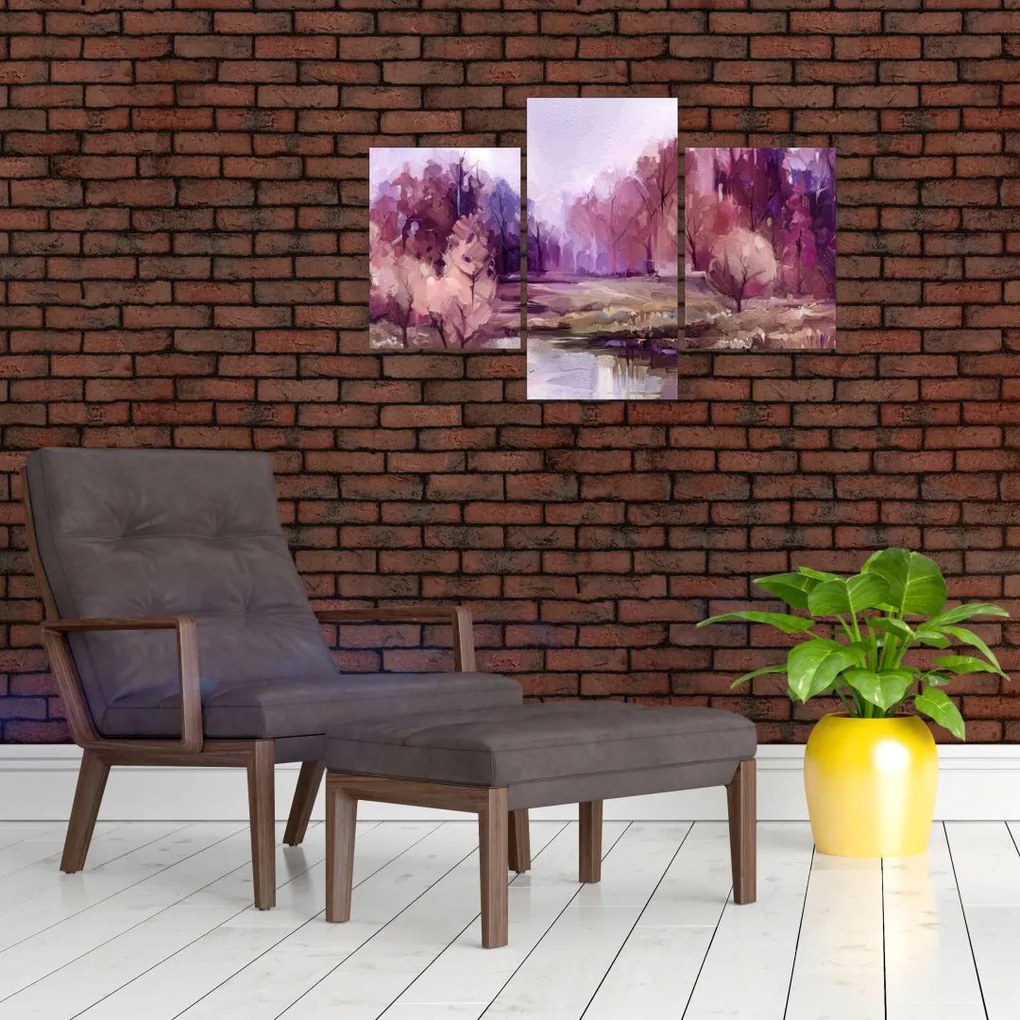 Tablou - Peisaj de toamnă - pictură (90x60 cm)