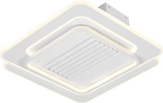 Osram - Plafonieră LED reglabilă cu ventilator, 55W/230V, alb + telecomandă