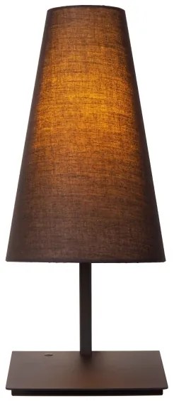 Lampă dimabilă de masă Lucide 30295/01/30 GREGORY 1xE27/60W/230V USB negru