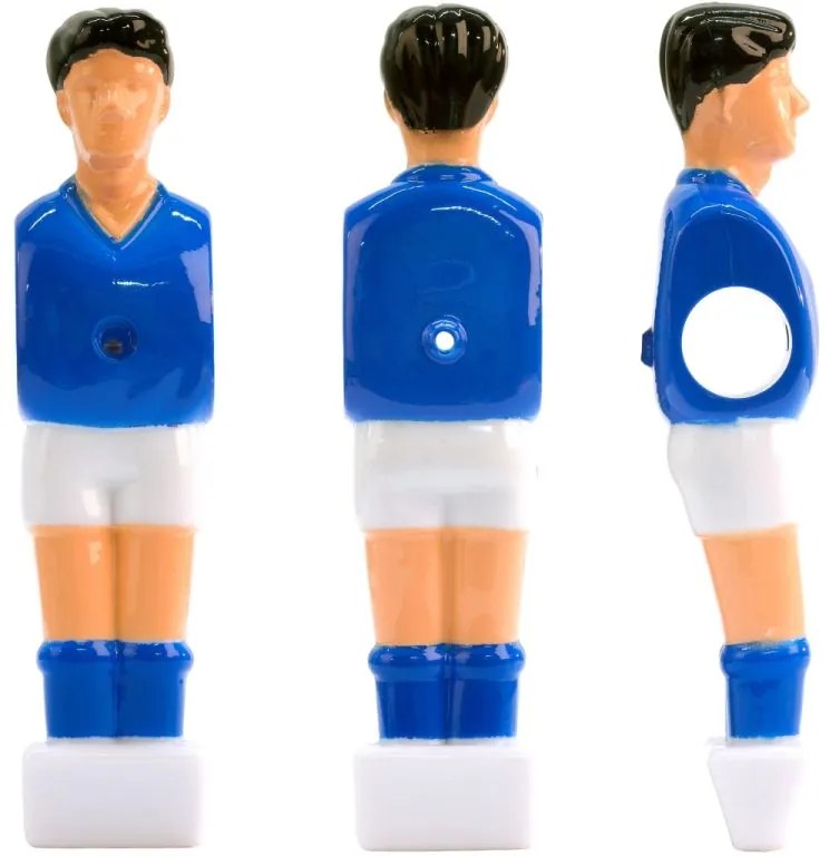 Set 22 figurine de fotbal alb-albastru 2,5 x 10,5 x 2 cm