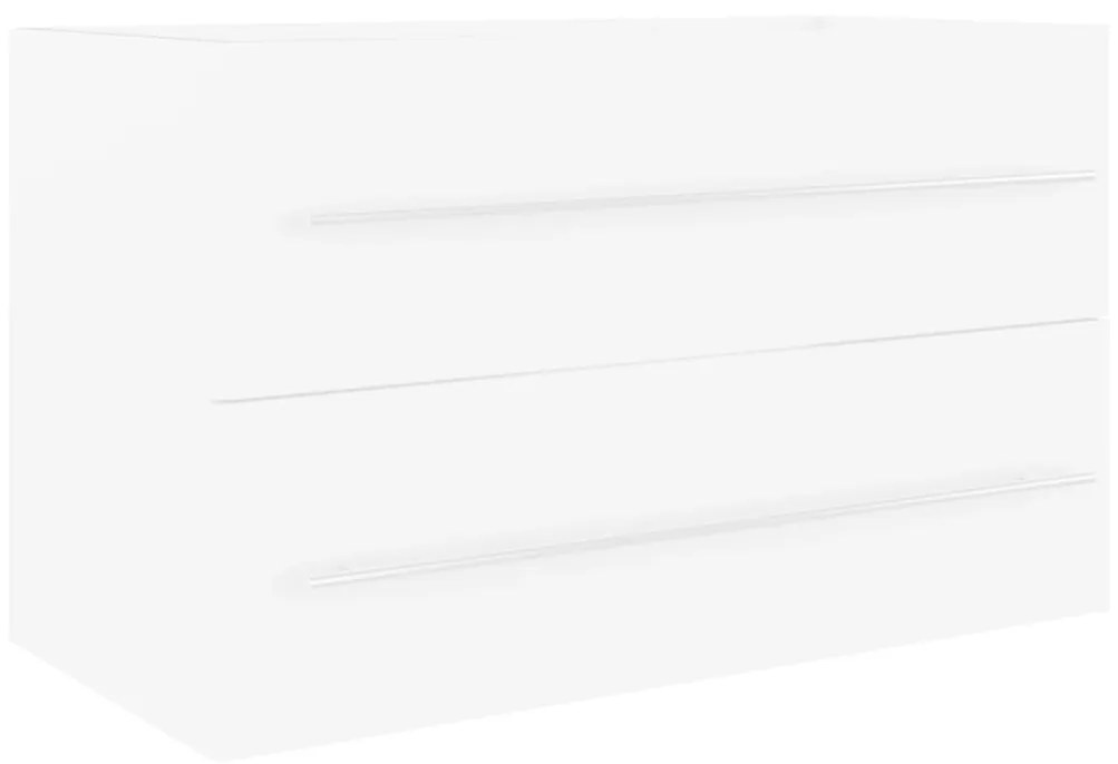 804701 vidaXL Dulap de chiuvetă, alb, 80x38,5x48 cm, PAL