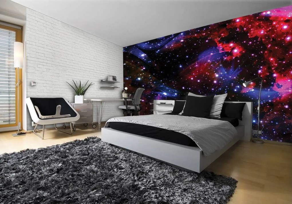 Fototapet - Cosmos colorat (254x184 cm)