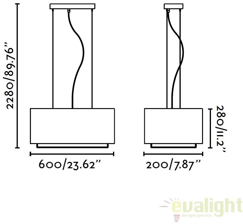 Lustra / Pendul design modern VESPER-1 29986