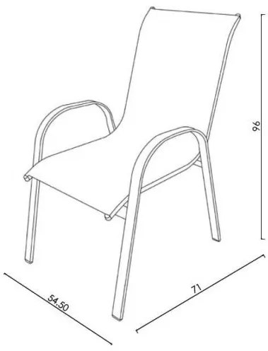 Set mobilier de grădină Agata 6+1 negru