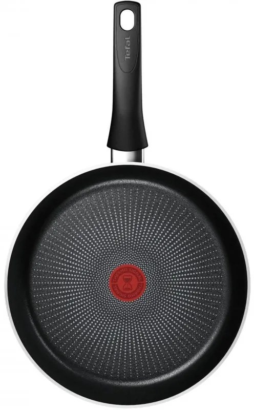 Tigaie Tefal C2920653 Force, 28 cm, Acoperire antiaderenta, Termo-Signal, Inductie, Negru