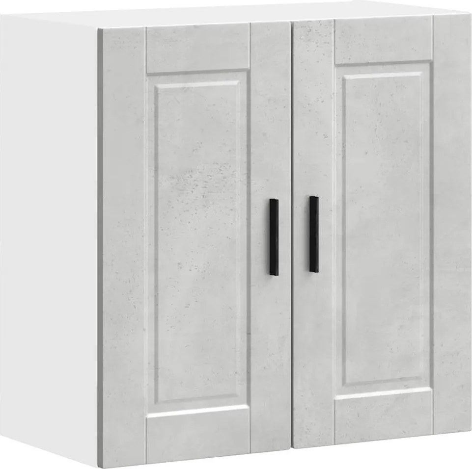 vidaXL Dulap de bucătărie „Porto” Lemn prelucrat gri beton