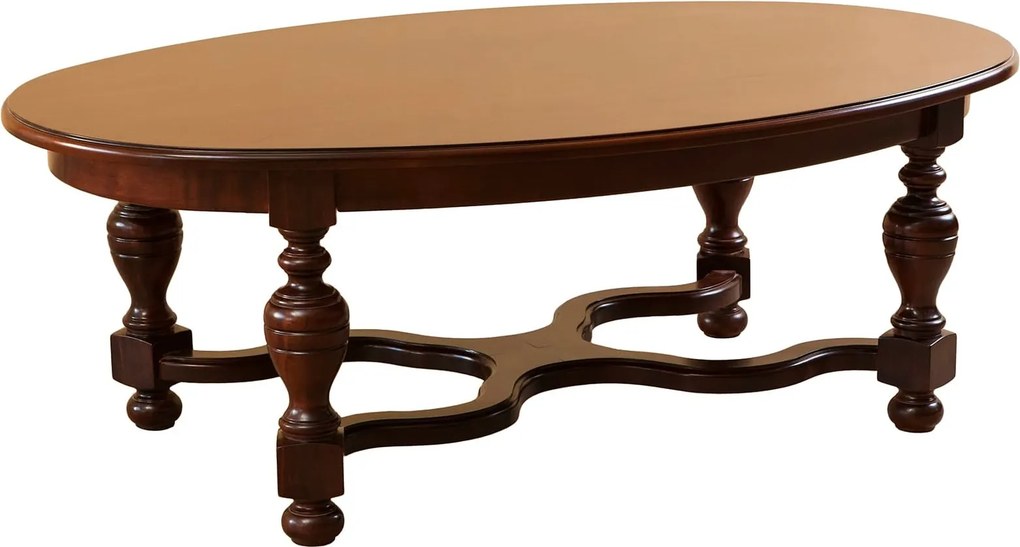 Masă lemn masiv nuc cafea Donya, 140 × 85 × 48 cm