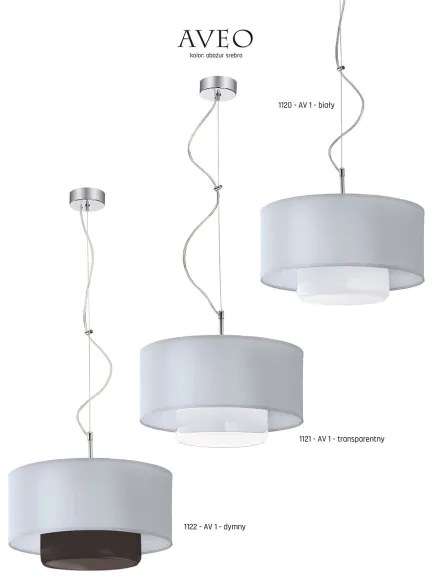 Lampa suspendata AVEO 1xE27/80W