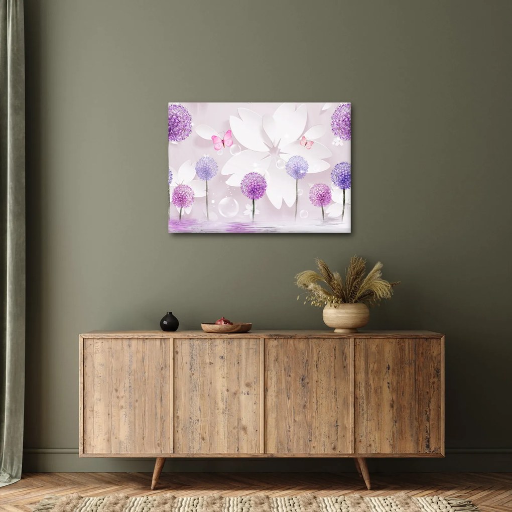 Tablou - Pe râul florilor (70x50 cm)