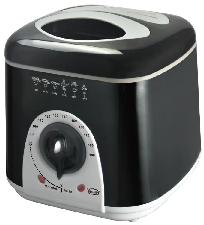 Resigilat: Friteuza cu ulei Rosberg R51980B, 950W, 1L, Control temperatura 80-190°C, Negru