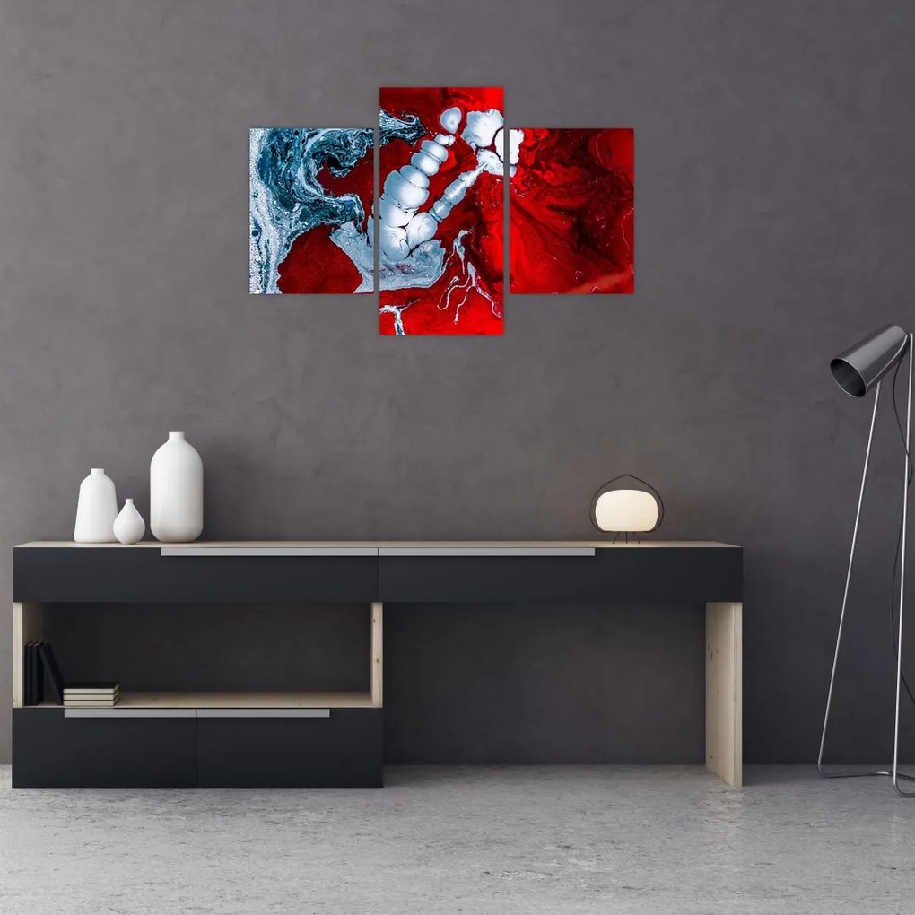 Tablou cu pete abstarcte (90x60 cm)