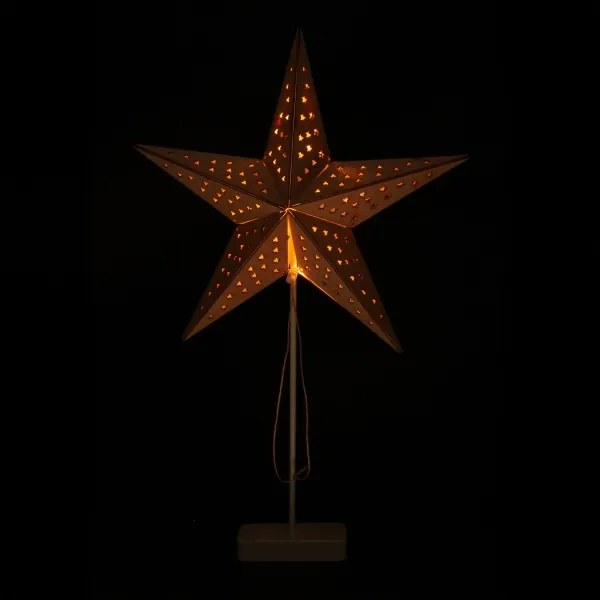 Brilagi - Stea LED de Crăciun, 62 x 40 cm, alimentare 3x AA