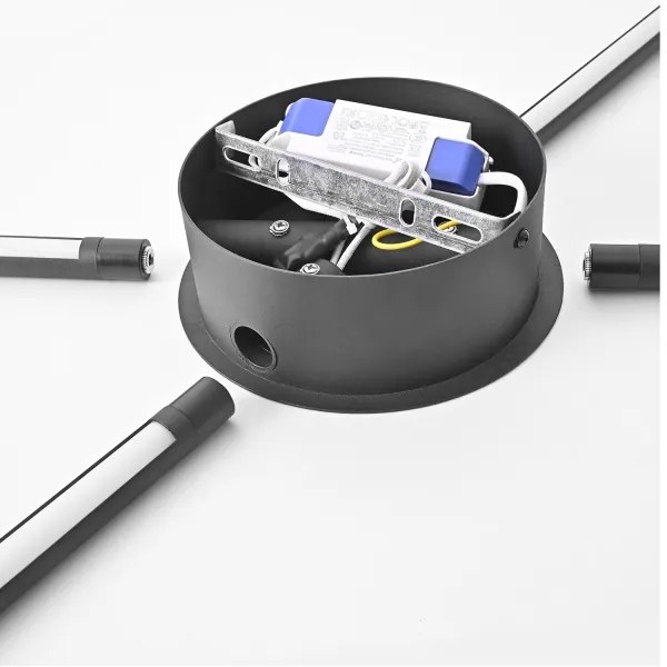 Aplică LED Brilagi LUGO QUATTRO LED/16W/230V negru