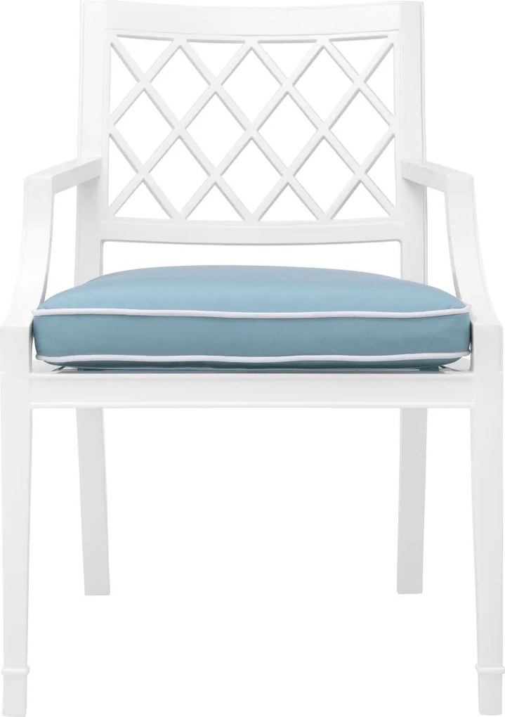 Scaun cu brate pentru interior si exterior Paladium, alb 112848 HZ