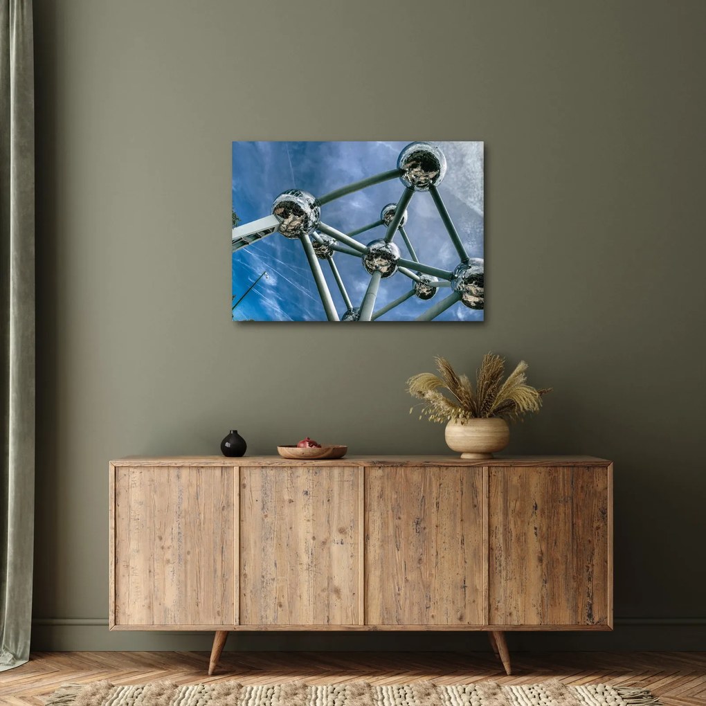 Tablou- atomium la Bruxelles (70x50 cm)