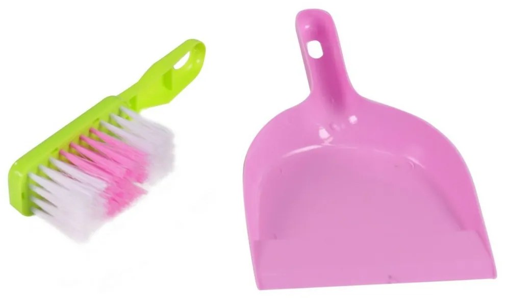 Set de joacă Rappa Curățenie pentru copii 5 buc, roz