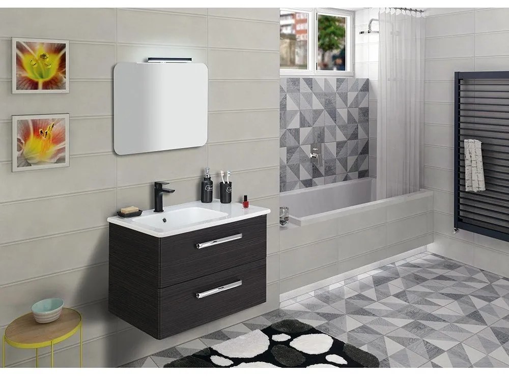 Baterie negru-mat pentru chiuvetă înaltă Spy – Sapho