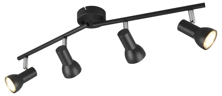 Spot negru ø 8 cm Cantar – Reality