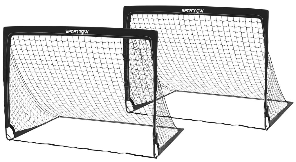 SPORTNOW Poarta de Fotbal cu Iluminare LED pentru Copii | Aosom Romania