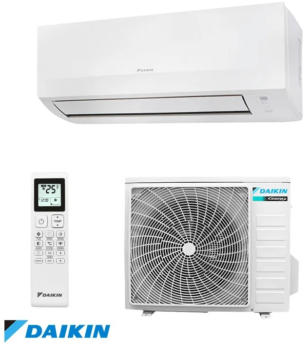 Apara de aer conditionat inverter Daikin Sensira FTXC35E + RXC35E, 12 000BTU, 25 m², A++/A+, R-32, Alb