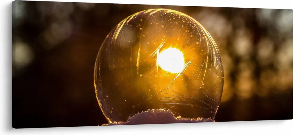 Tablou - Bulă transparentă (120x50 cm)