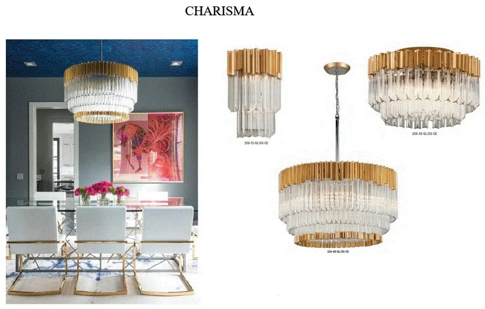 Lustra suspendata LUX design modern CHARISMA