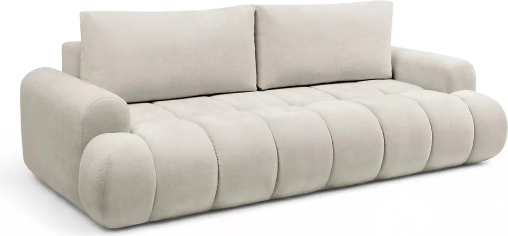 Canapea extensibilă Lutario - chenille bej deschis Vibe 06