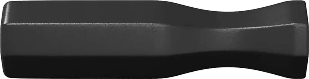 vidaXL Mânere fotbal de masă 10 pcs Negru 3,1 x 3,1 x 17,8 cm PP